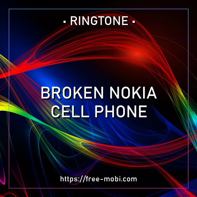 Broken Nokia cell phone
