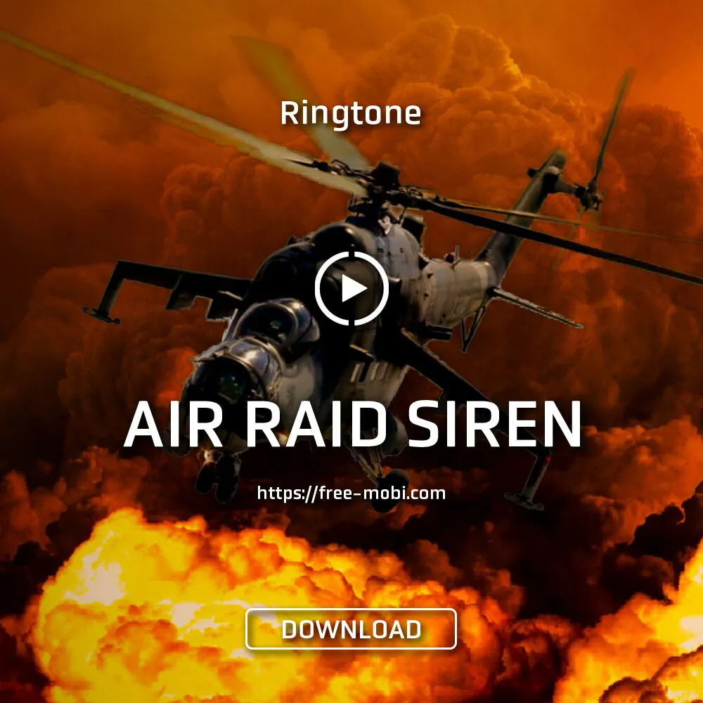 Air raid siren sound