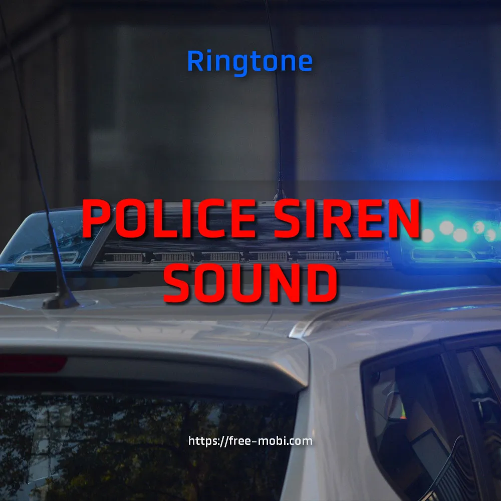 Police siren sound 3